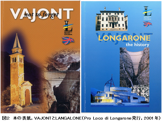 �}�Q�@�{�̕\���CVAJONT��LANGALONE�iPro Loco di Longarone���s�C2001�N�j